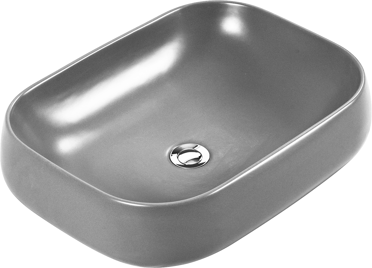 

Накладная раковина AQUATEK AQ5526-MG матовая серая