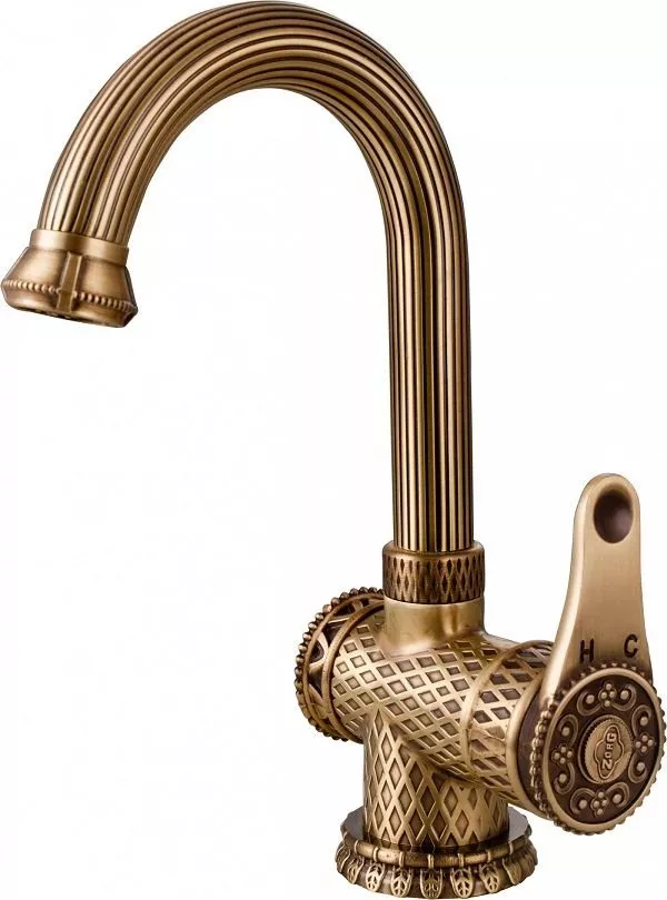 

Смеситель для раковины Zorg Antic A 411U-BR