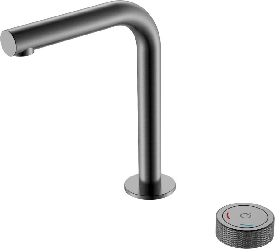 

Смеситель для раковины Boheme Tech автоматический, темный хром матовый