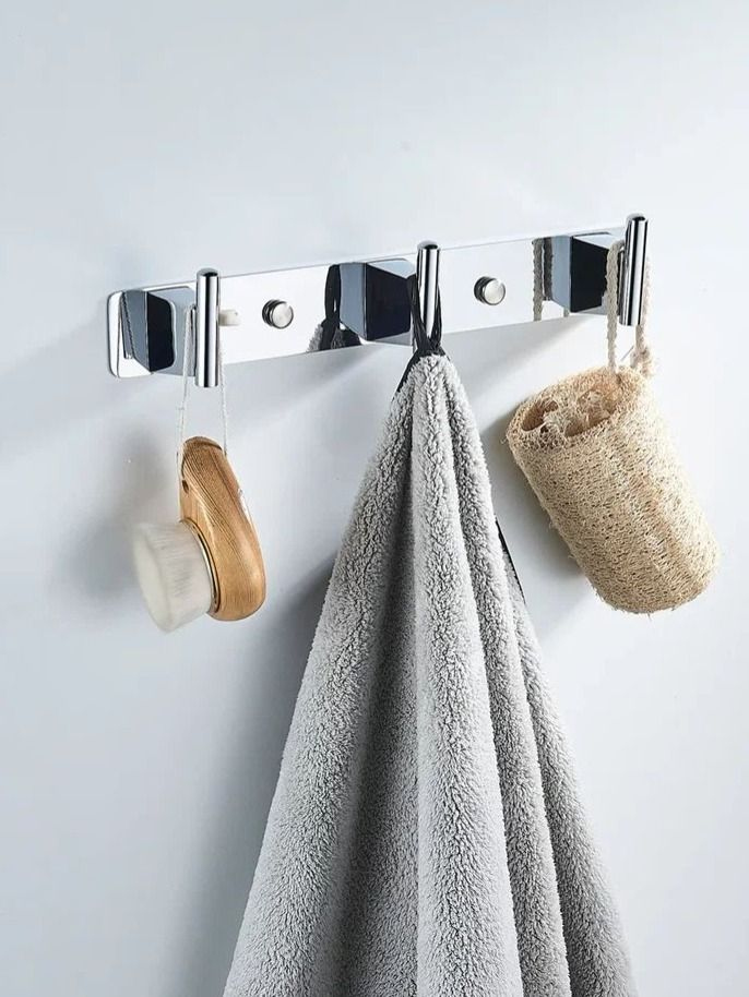 

Крючки для ванной и кухни / планка 3 крючками Shevanik SG5731, хром