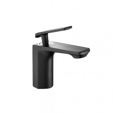 

Смеситель для раковины Fashun A1081-7 черный, хром