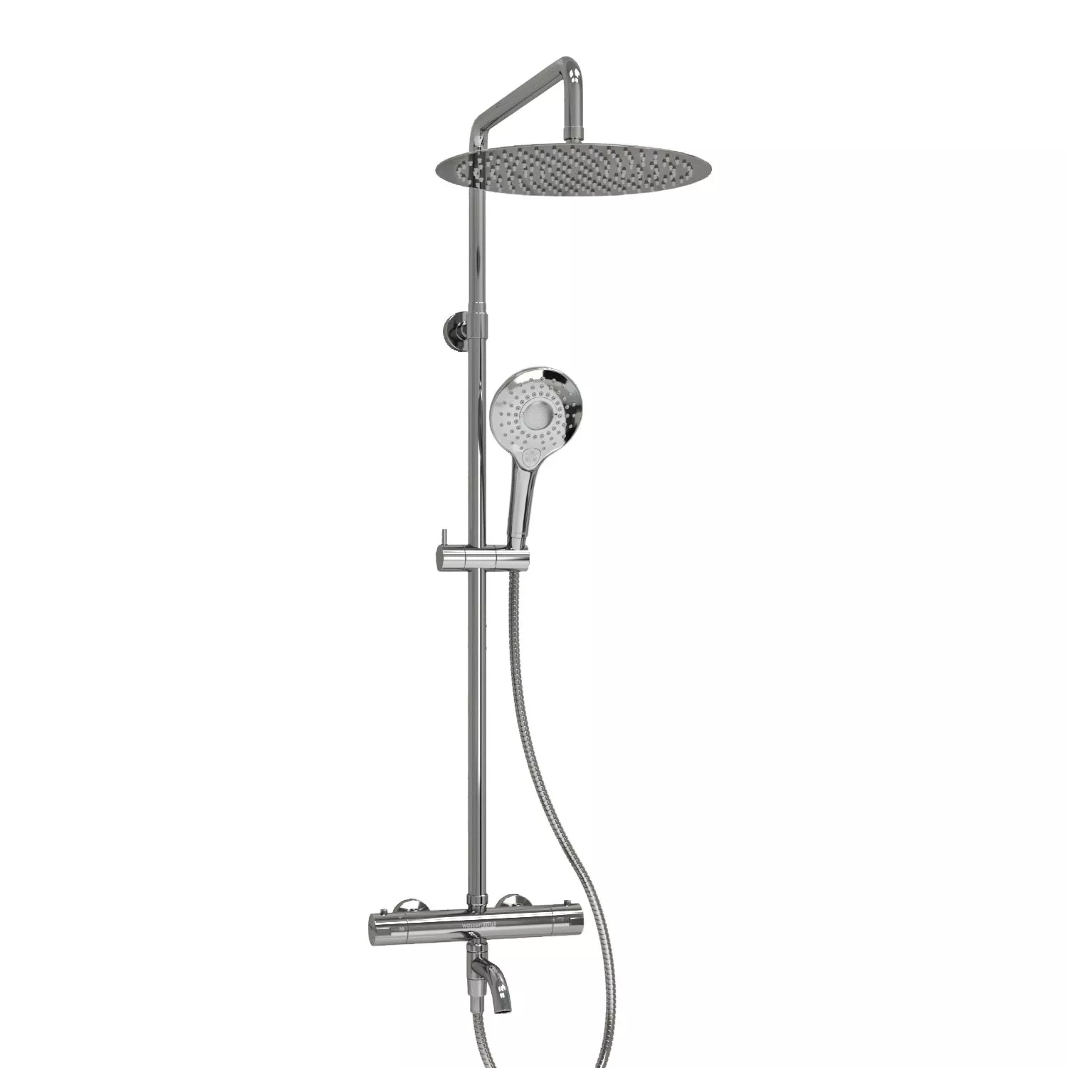 

Душевая стойка Wasserkraft Berkel A188.116.101.010.CH Thermo с термостатом, хром