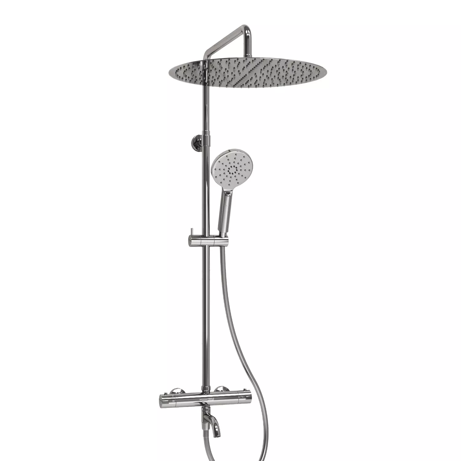 

Душевая стойка Wasserkraft Berkel A188.117.127.087.CH Thermo с термостатом, хром