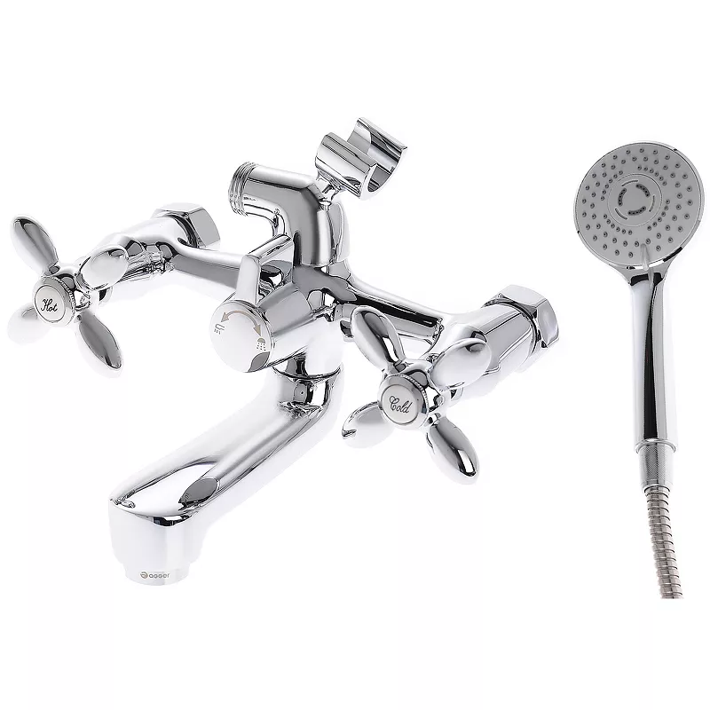 

Смеситель для ванны с душем Agger Retro A1921200 хром глянцевый