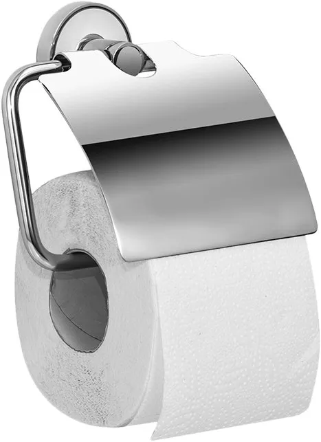 Держатель для туалетной бумаги с крышкой, латунь, Calipso, IDDIS, CALSBC0i43, размер 5, цвет хром - фото 1