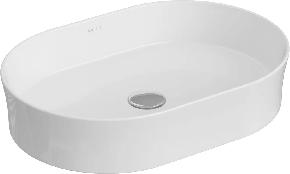 

Раковина накладная Berges Ego SL 55x38 белый