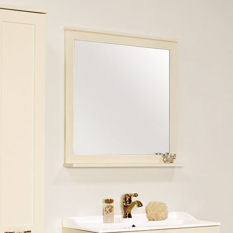 Купить Зеркало в ванную Акватон Леон 80 см (1A186402LBPR0), зеркало, светлое дерево