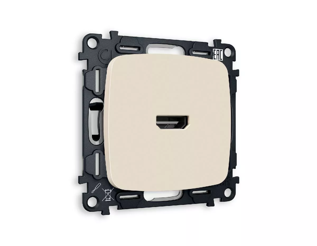 

Комплект механизма розетки HDMI 2.0 40V/500MO 2.0GHz 5-18Gbit/s Ambrella Volt Omega MO334010