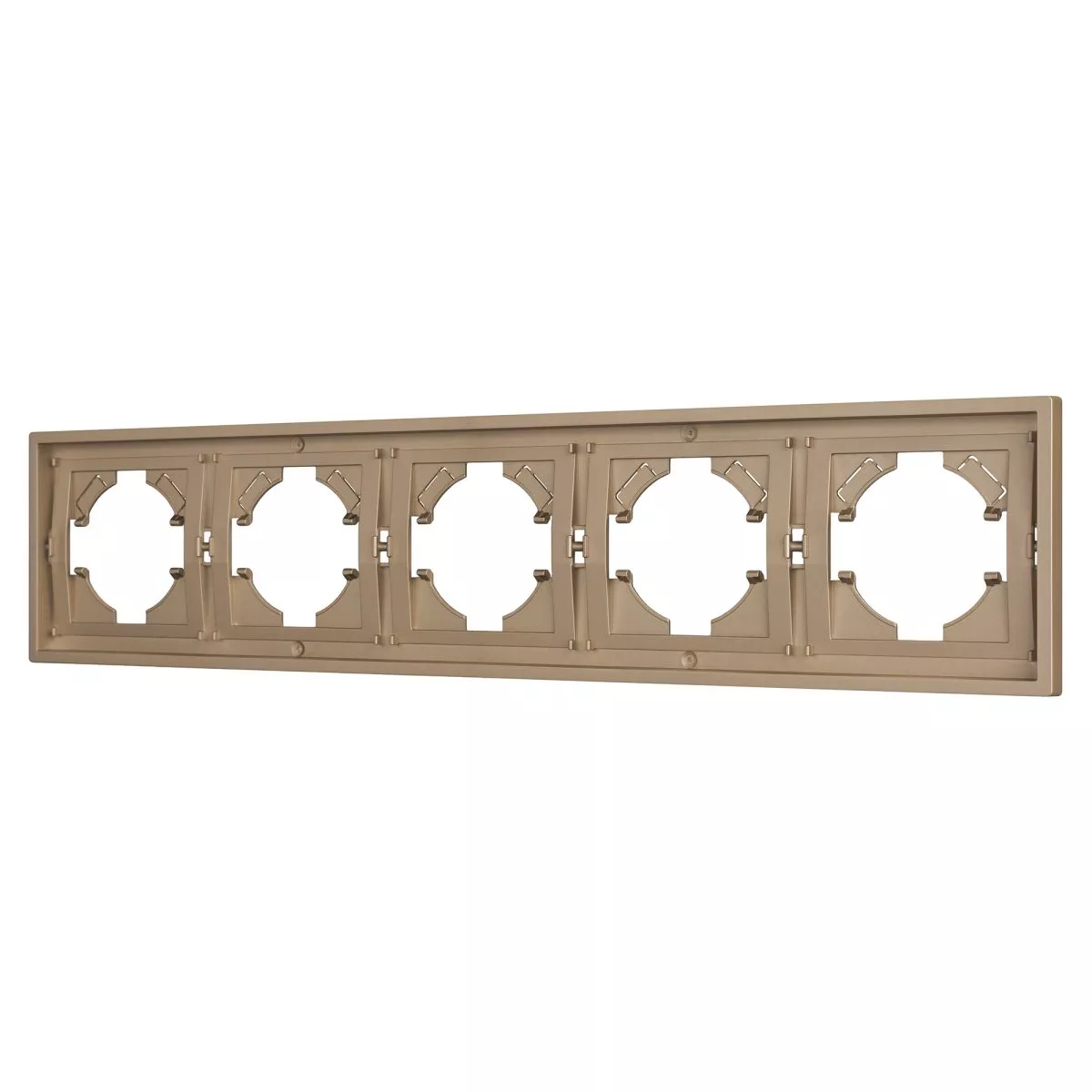 

Рамка пластиковая на 5 постов Arlight FRM-TENDO-PL-5-GD 053854