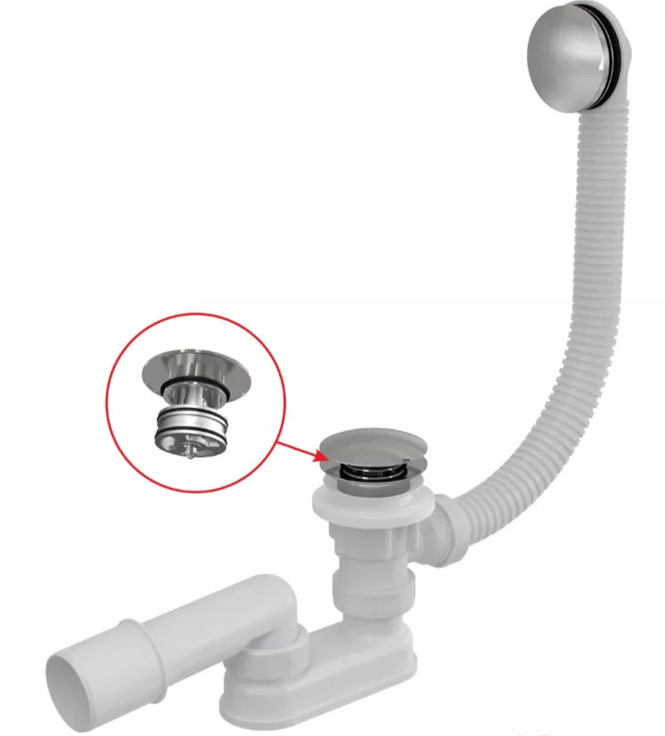 Слив-перелив AlcaPlast A504CKM 5445₽