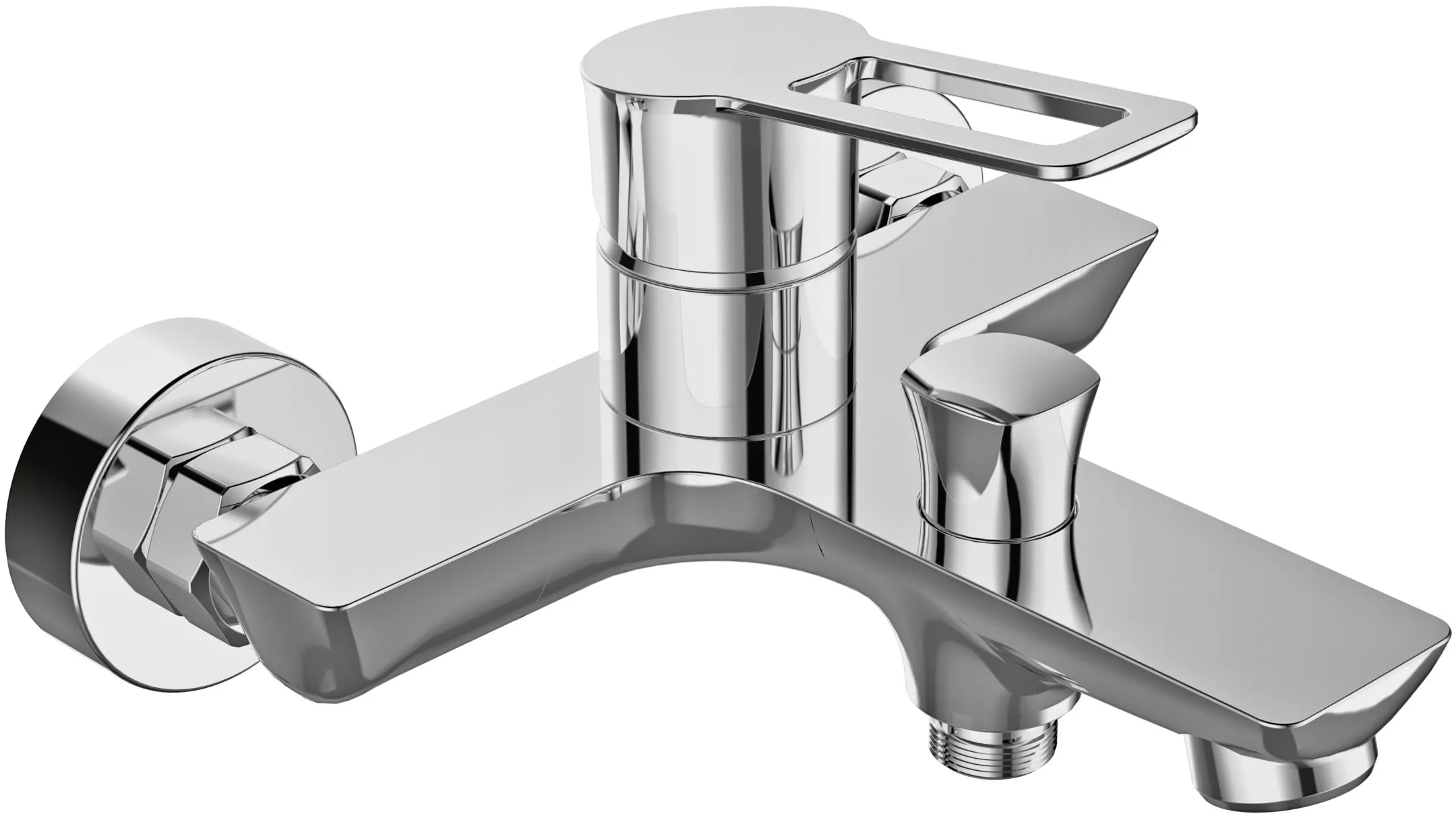 

Смеситель для ванны с душем STWORKI Флом FL-02cr