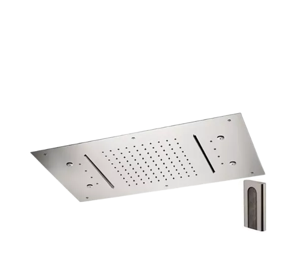 Remer  Верхний душ монтаж в потолок 70х40см, 3 режима, chromotherapy led, (в комплекте стационарный и дистанционный пульт управления, блок питания c 220v на 1