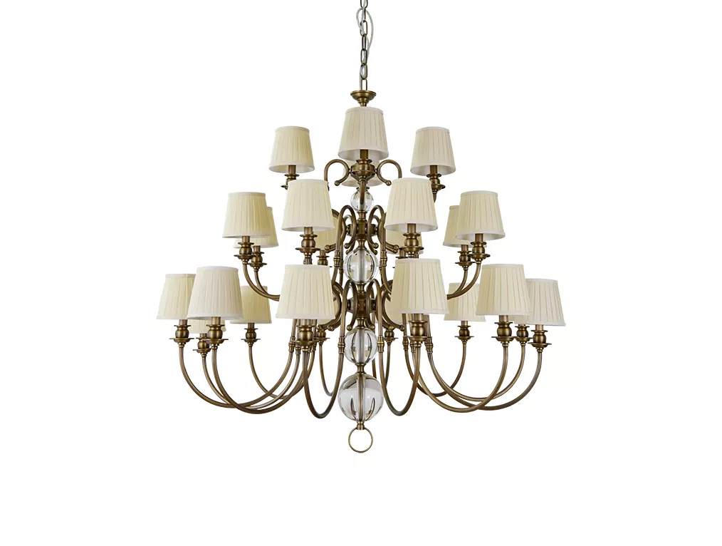 

Подвесная люстра Newport 31010+12/C black brass без абажуров М0070494