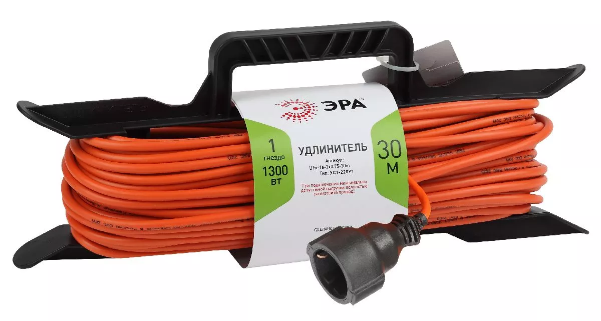 

Удлинитель силовой Эра UFx-1e-3x0.75-30m Б0046827