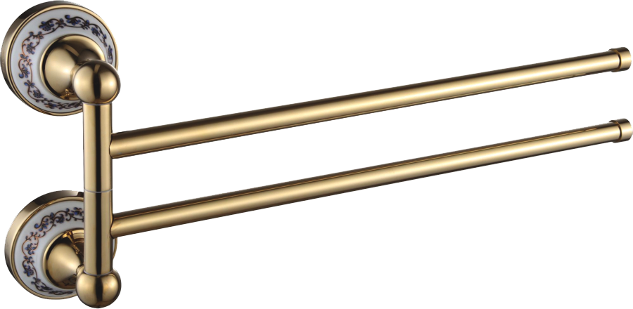 

Полотенцедержатель Savol 68 b S-06802B золото, двойной