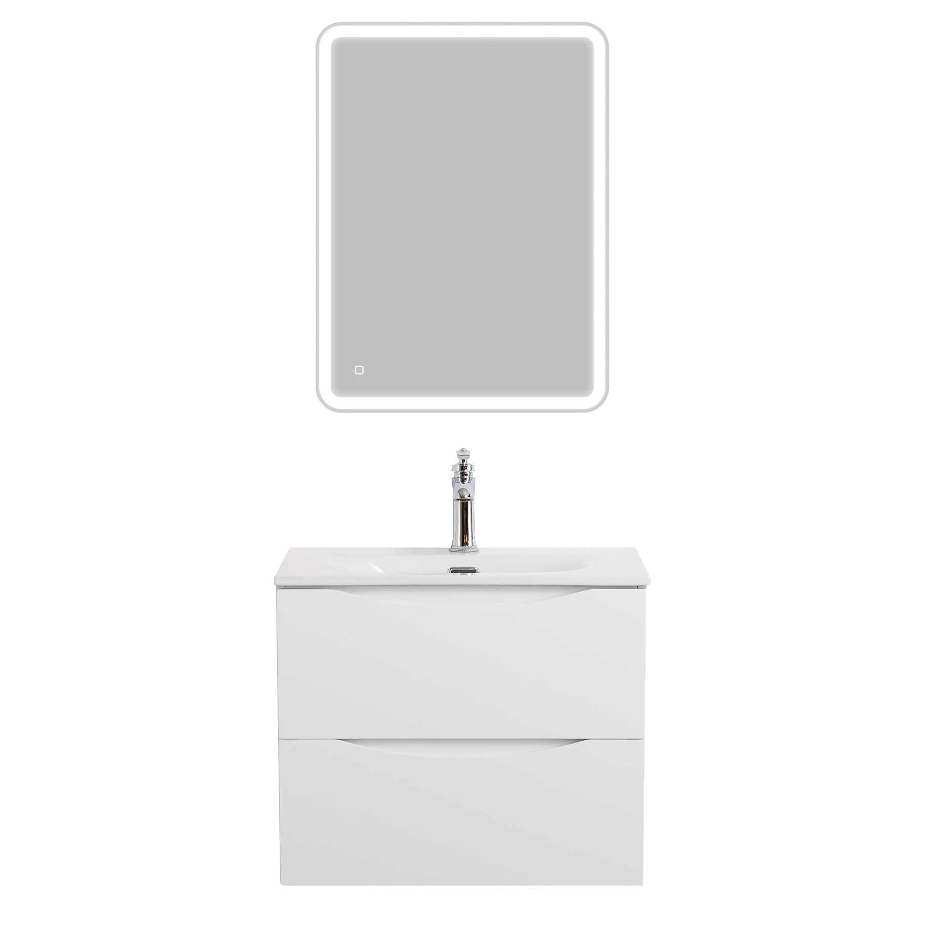 

Мебель для ванной комнаты BelBagno Marino-cer-mini 60 подвесная, bianco lucido