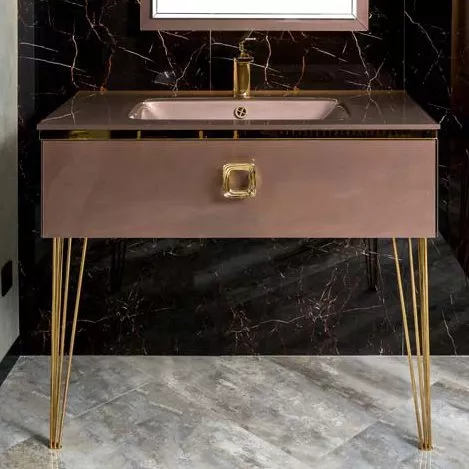 Тумба для комплекта Armadi Art Lucido 100 лиловая