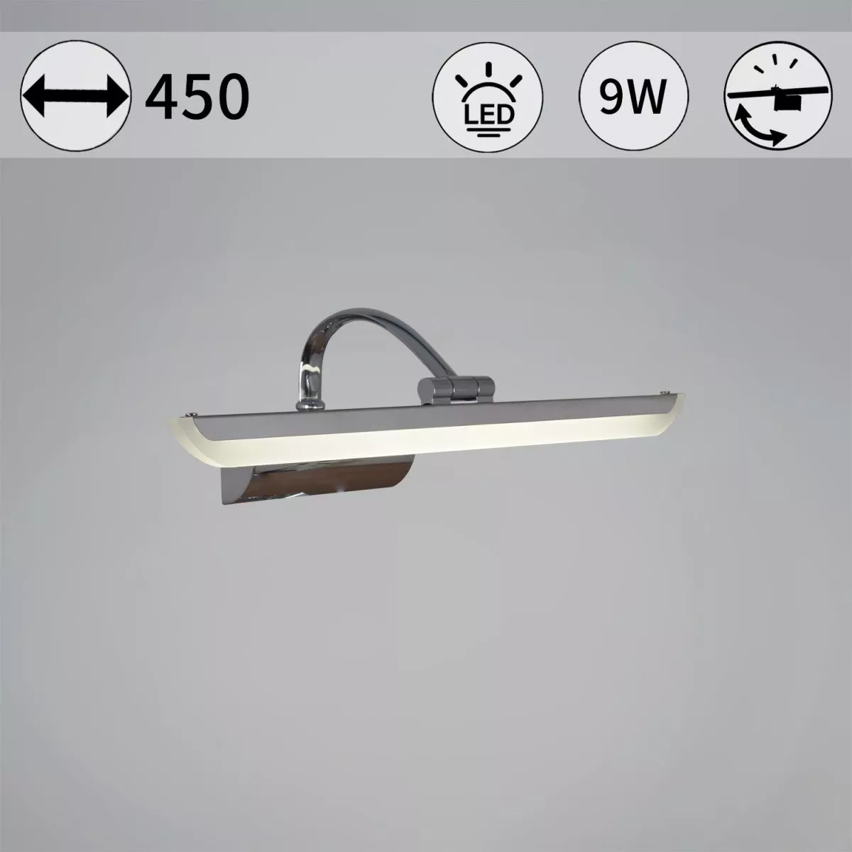 

Подсветка для зеркал Reluce 06718-0.2-450