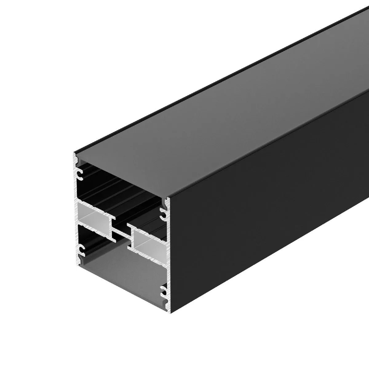

Алюминиевый профиль Arlight LINE-5050-DUAL-2000 ANOD BLACK 045652