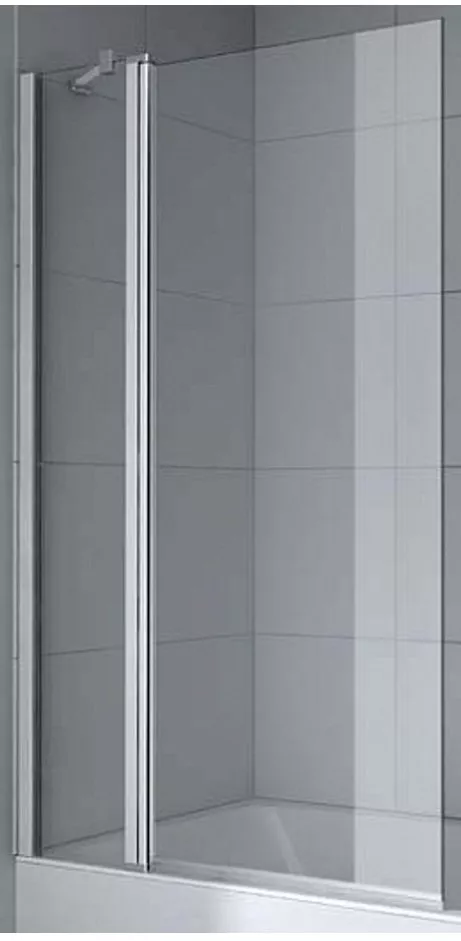 

CADA XS CK DTL 10516 VPK Шторка на ванну (маятник.дверь с неподв.сегментом), крепление слева, H=1600, L=1030-1055, стекло прозр. ESG Clean