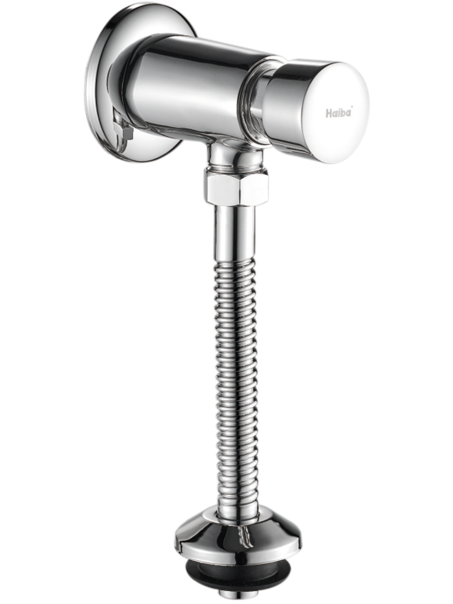 

Cмыв для писсуара механический Haiba HB33001 глянцевый хром