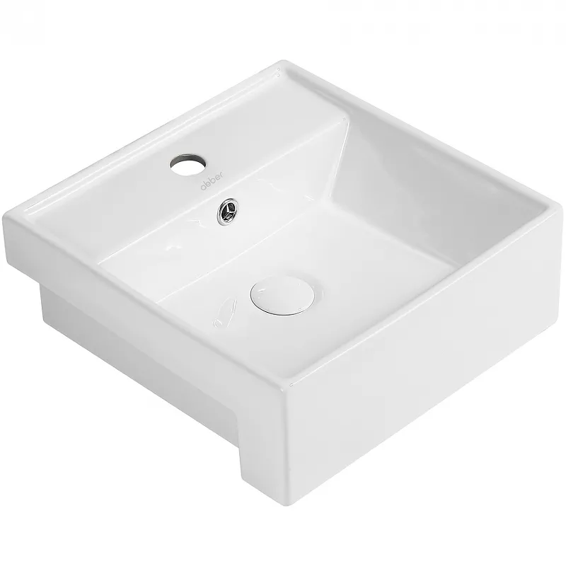 

Накладная раковина Abber Rechteck 41 AC2208 белая