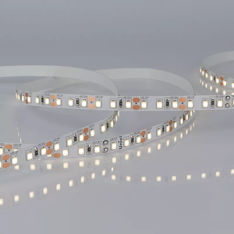 

Светодиодная лента Uniel ULS-M13-2835-120LED/m-8mm-IP20-DC12V-9,6W/m-5M-4000K PROFI катушка в герметичной упаковке