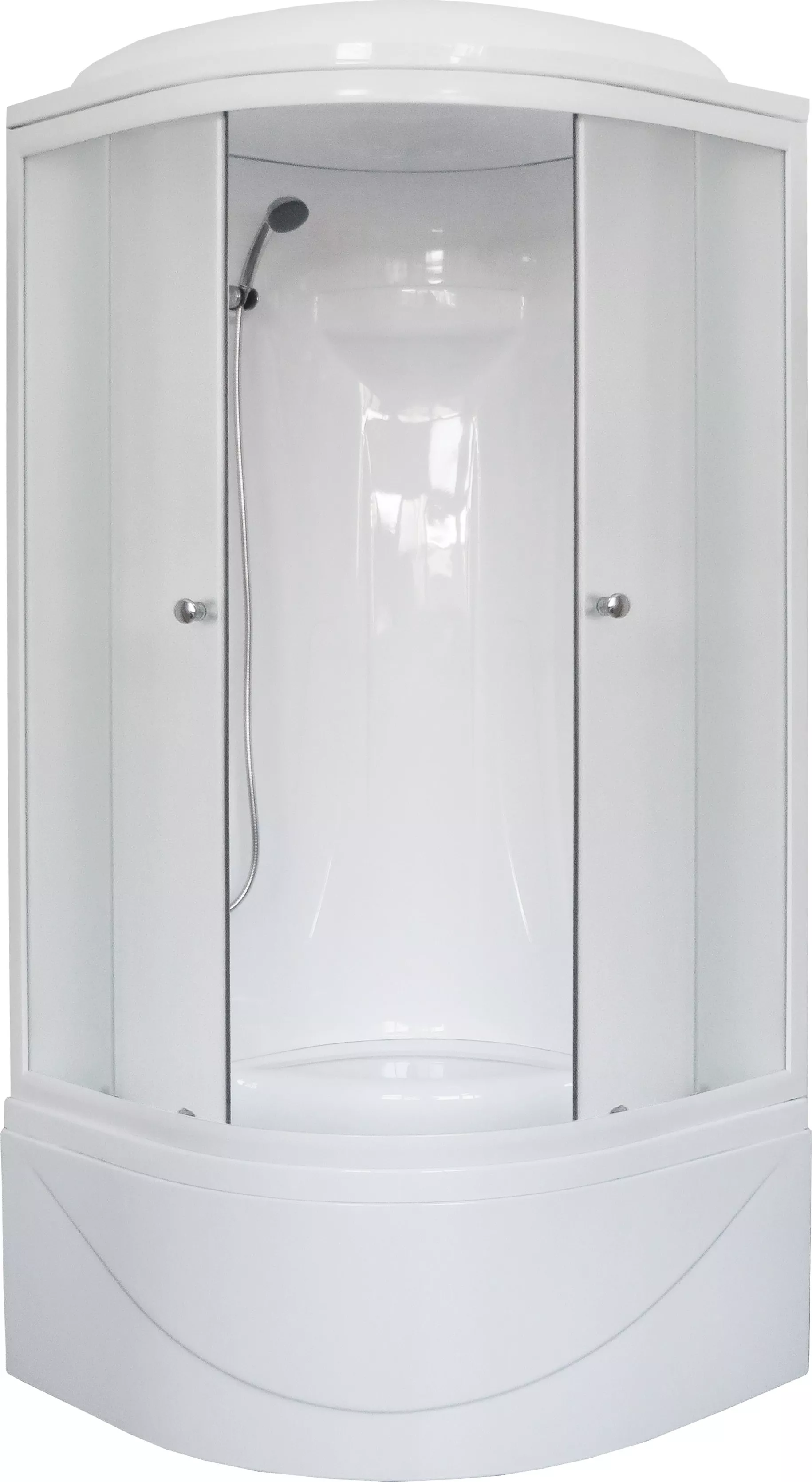 Полукруглые душевые кабины  Santehnika Room Душевая кабина Royal bath  90x90 см (RB 90BK1-M)