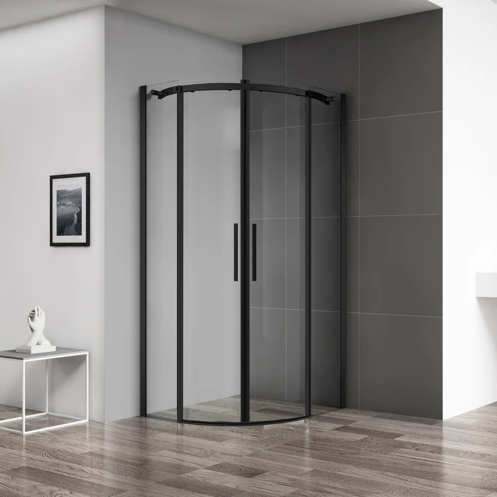 

Душевой уголок BelBagno Acqua 100 черный матовый (ACQUA-R-2-100-C-NERO)