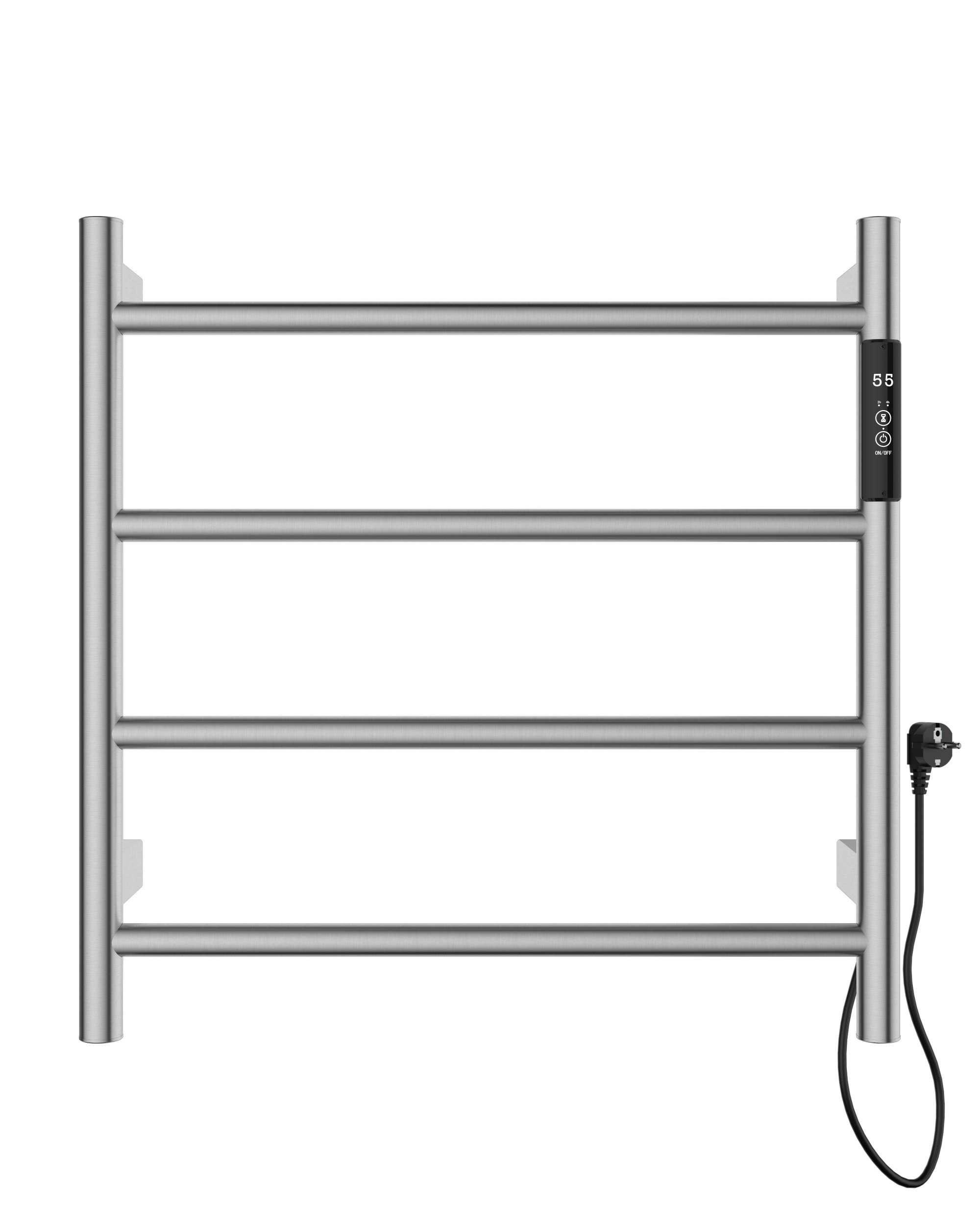 

Полотенцесушитель электрический Wonzon & Woghand Bonn WW-AL404-BR брашированный никель