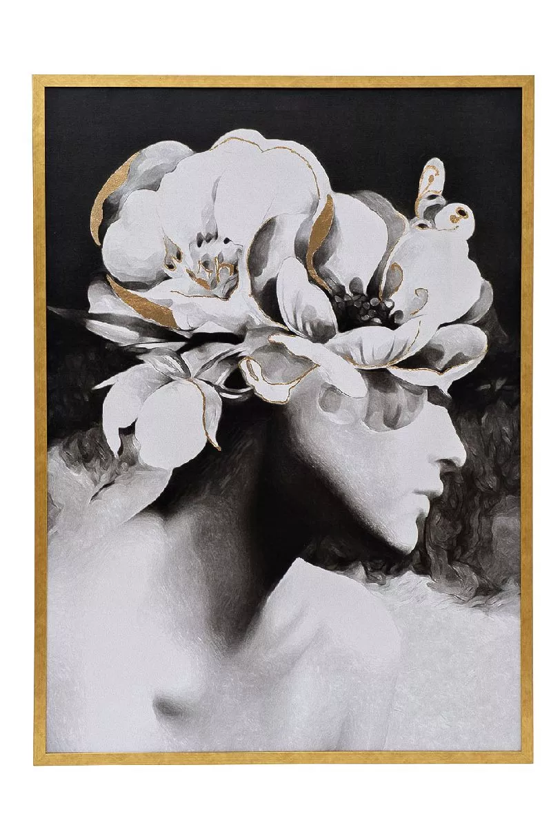 

Холст Девушка с цветами-2 Garda Decor 89VOR-GIRL FLOWER-2