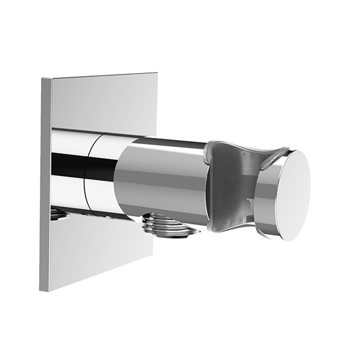 ALMAR Shower Accerssories Вывод из стены с держателем для душа квадратный отражатель латунь цвет хром 13192₽