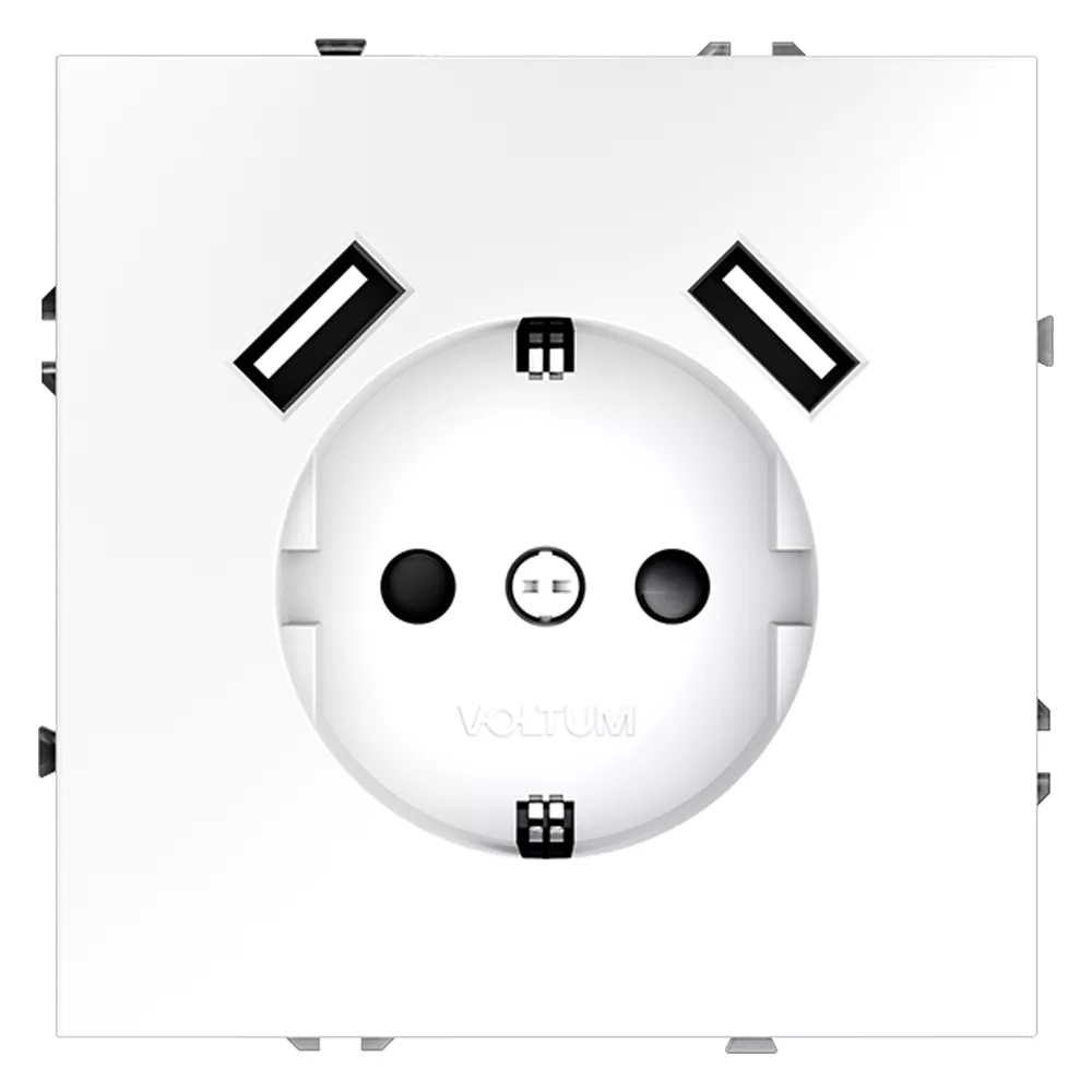 

Розетка с USB Voltum S70 VLS040402