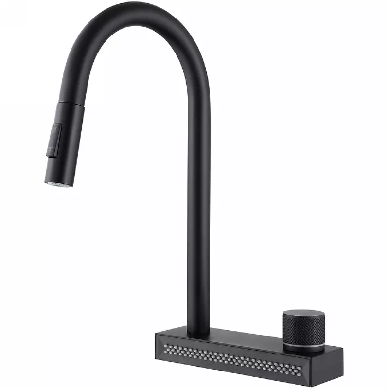 

Смеситель для кухни Abber Wasser Kreis AF8114B матовый черный