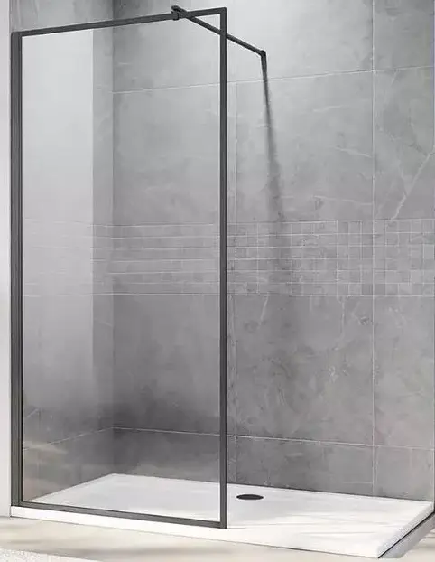 

Душевая перегородка Veconi Korato 120х200 KR81GR-120-01-C8 профиль графит, стекло прозрачное
