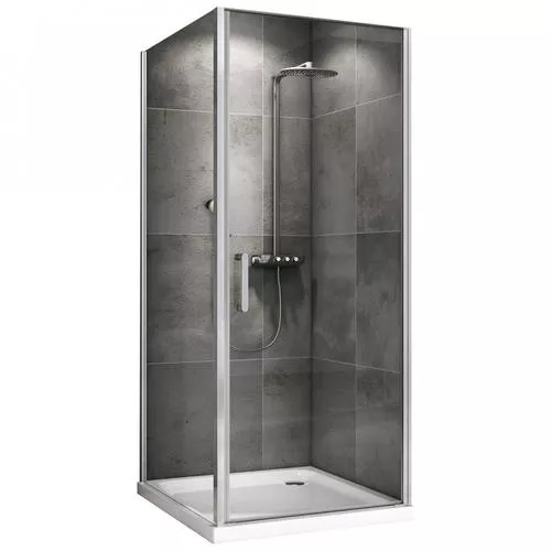 

Душевой уголок Abber Sonnenstrand 80х70 AG04080-S70 хром, стекло прозрачное