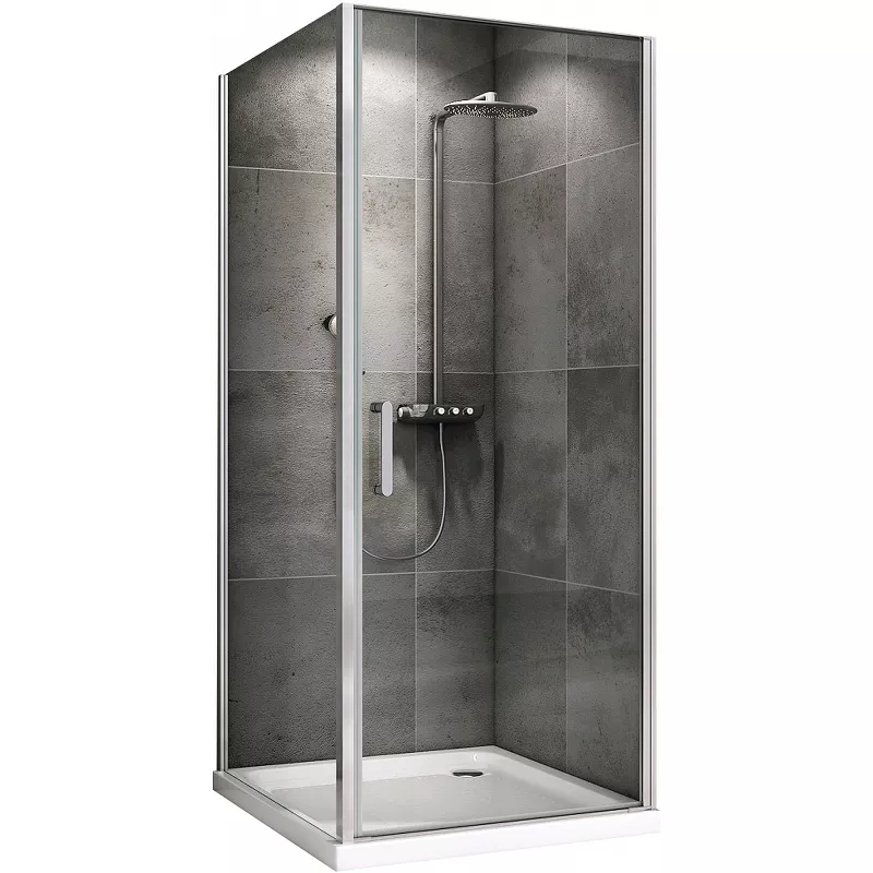 

Душевой уголок Abber Sonnenstrand 90х75 AG04090-S75 хром, стекло прозрачное