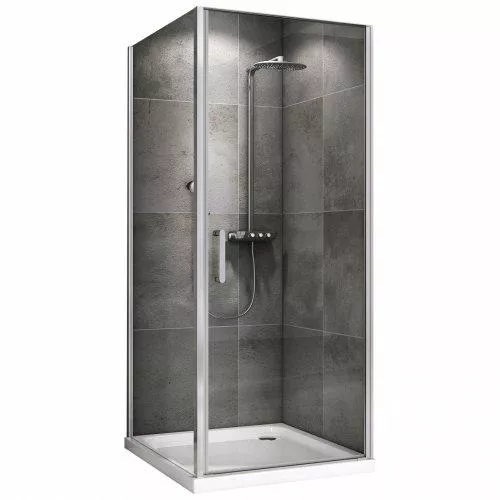 

Душевой уголок Abber Sonnenstrand AG04100-S100 100x100, профиль хром, стекло прозрачное