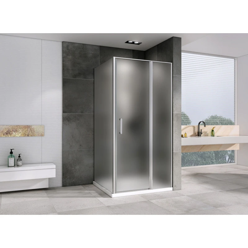 

Душевой уголок Abber Sonnenstrand AG04100MS-S70M 100x70, профиль хром, стекло матовое