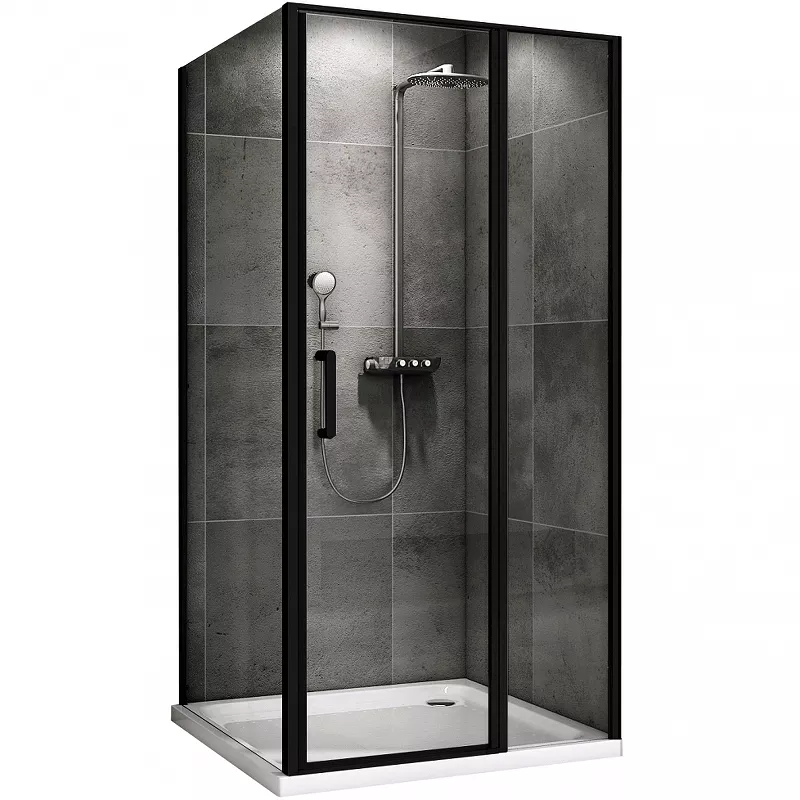 

Душевой уголок Abber Sonnenstrand 120х85 AG04120BS-S85B черный, стекло прозрачное