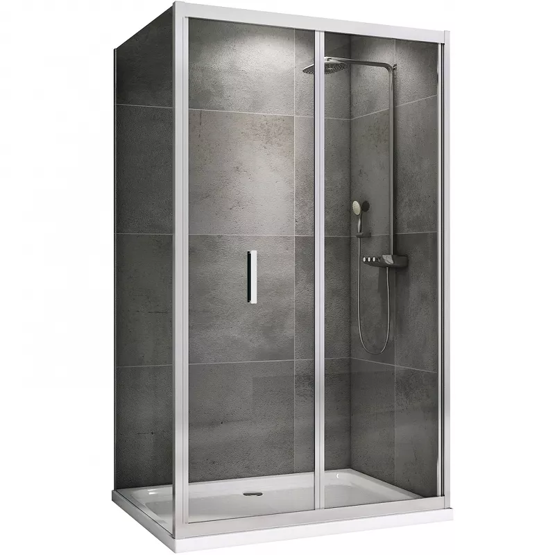   Santehnika Room Душевой уголок Abber Sonnenstrand 120х85 AG07120-S85 хром, стекло прозрачное