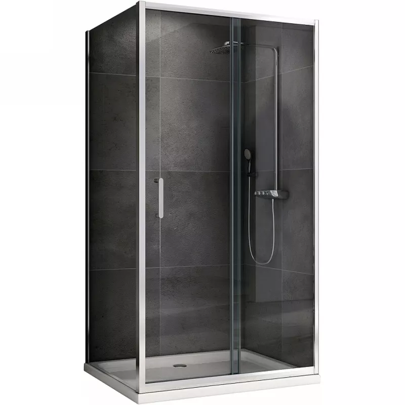 

Душевой уголок Abber Schwarzer Diamant AG301505-S1005 150x100, профиль хром, стекло прозрачное