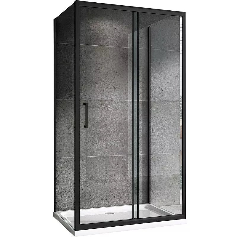 

Душевой уголок Abber Schwarzer Diamant 160х100 черный (AG30160B-S100B-S100B)
