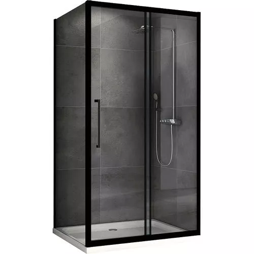 

Душевой уголок Abber Schwarzer Diamant 180х80 черный, матовый (AG30180BH-S80B)
