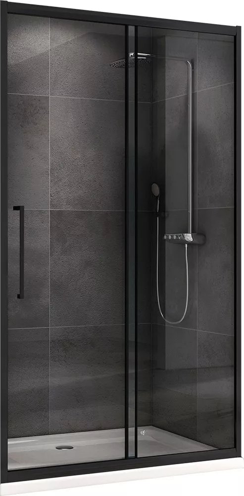

Душевая дверь Abber Schwarzer Diamant 180 профиль черный (AG30180BH)