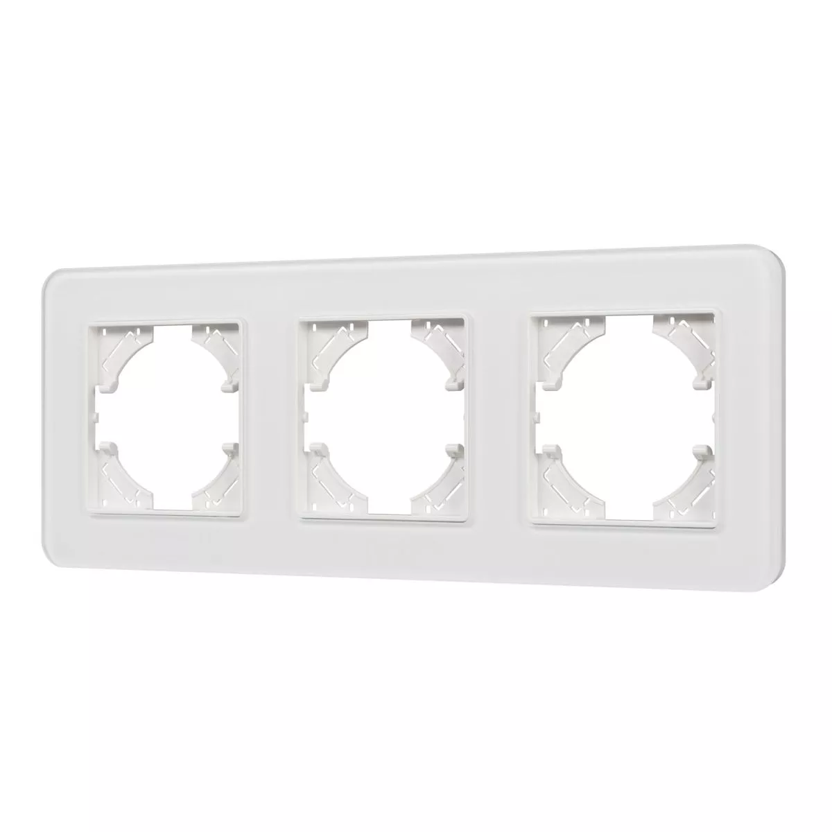 

Рамка на 3 поста стеклянная Arlight FRM-OMALI-SFGS-3-WH 049712