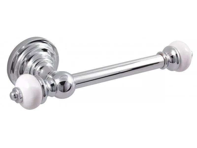

Держатель туалетной бумаги Aksy Bagno Fantasia Chrome (8413 С), Хром;белый