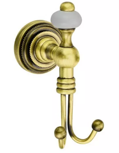 

Крючок Aksy Bagno Fantasia Antique (8410 A), Бронза;белый