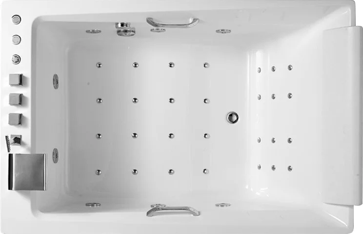

Ванна акриловая Orans 180x120 L с гидромассажем белый