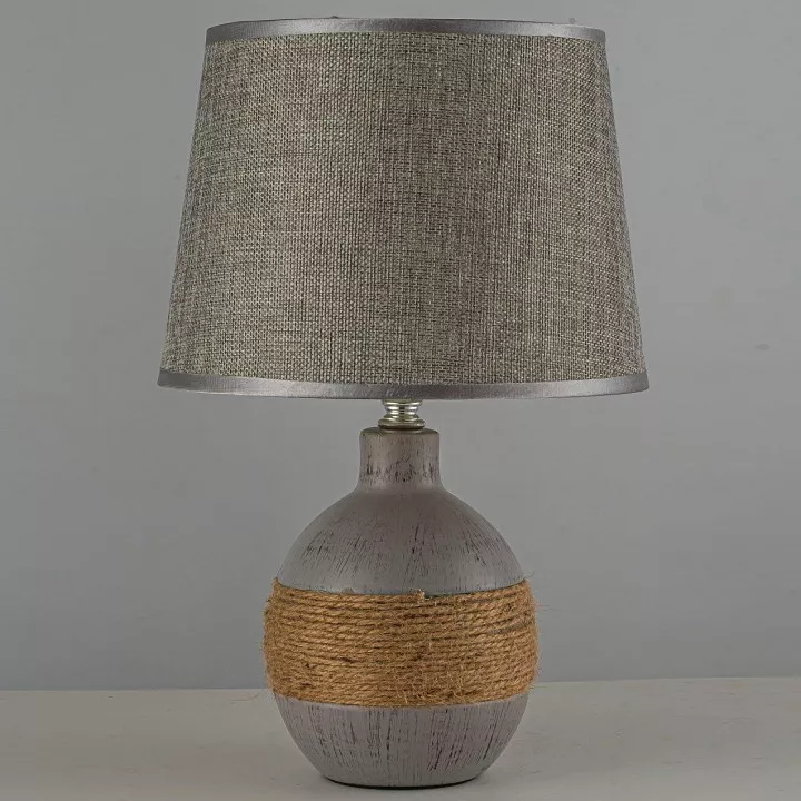 Настольная лампа декоративная Arti Lampadari Gaeta Gaeta E 4.1.T3 GY - фото 1